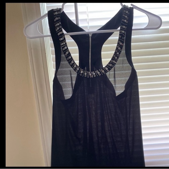Express XS tank top: camisole with gem stones around neckline woman’s size XS - Picture 4 of 5